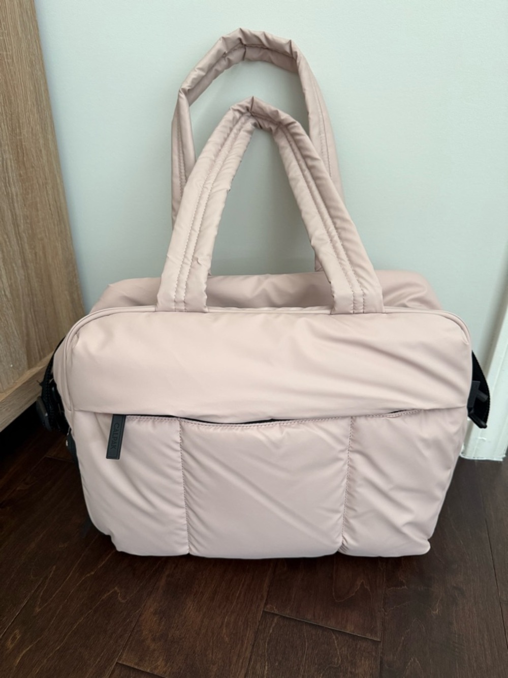 Calpak Luka Duffel in Rose Quartz